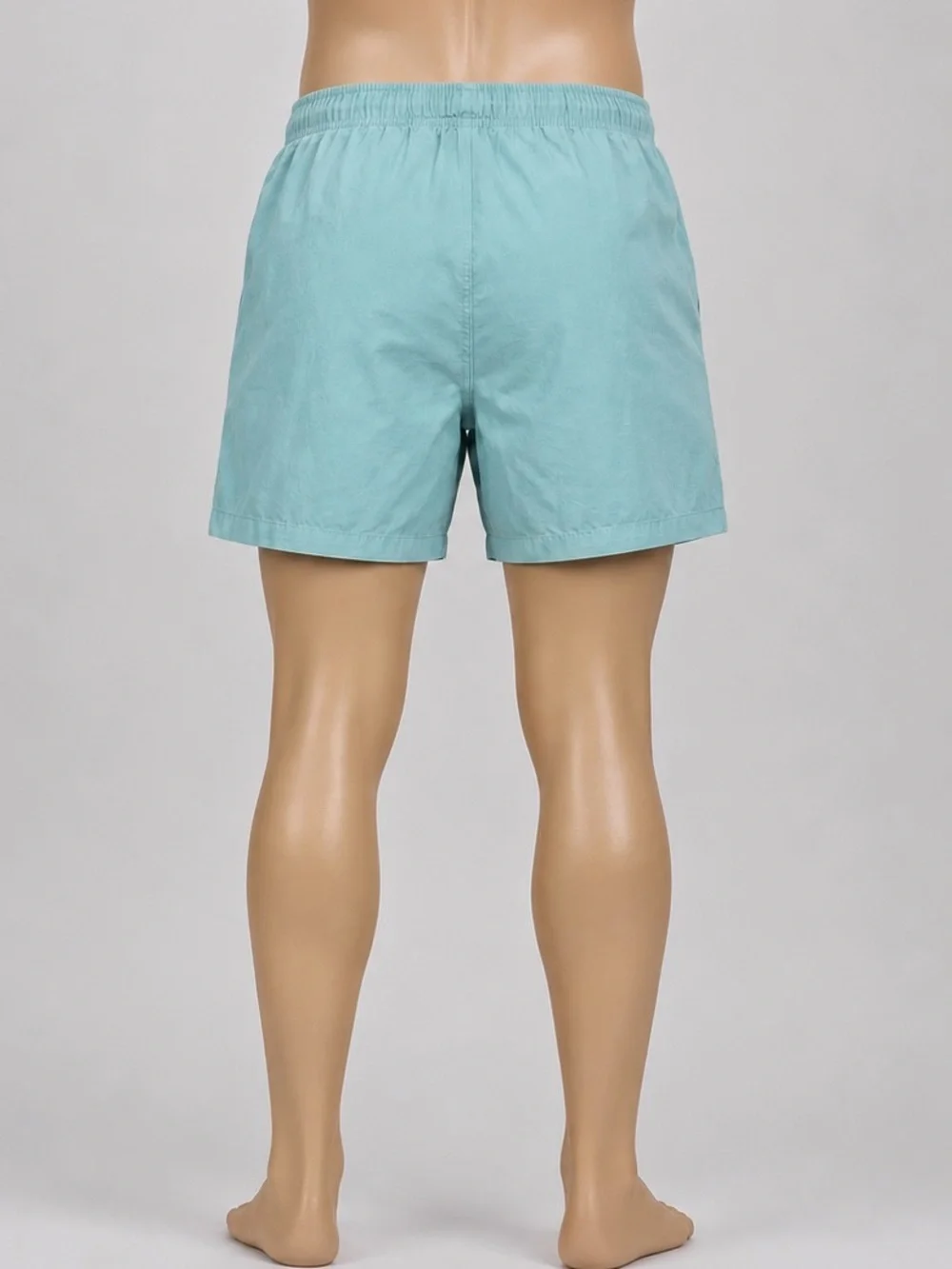 Cat & Jack Aqua Drawstring Swim Trunks